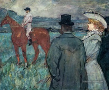 aux courses 1899 Toulouse Lautrec Henri de Peinture à l'huile